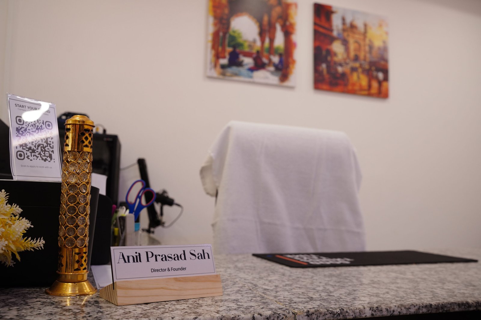 Unidive Group office — design desk